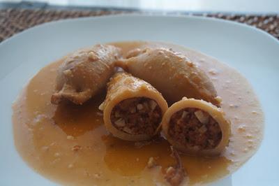 Calamares rellenos de carne