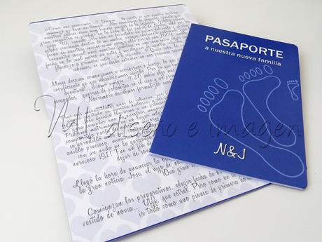 Invitaciones de Boda Pasaporte + Tarjeta de Embarque