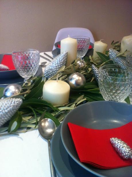 Mesa decorada para navidad Mesa decorada para navidad