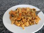 Fideuá pollo exprés