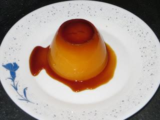 FLAN DE NARANJA
