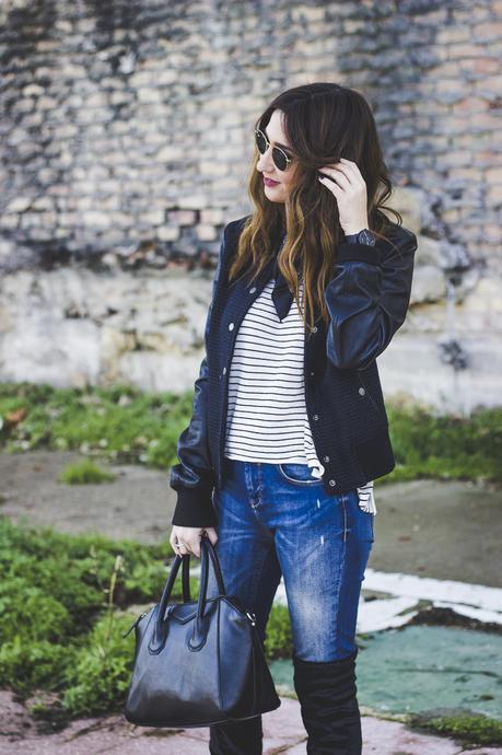 VELVET OVER THE KNEE BOOTS