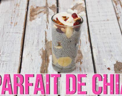 Batido rápido, fácil y súper saludable Receta Fácil y saludable: Parfait de Semillas de Chia.