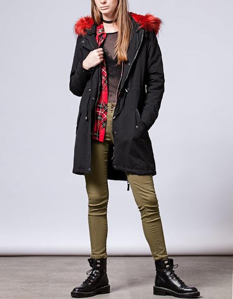 AUTUMN TREND; PARKA CON PELO.-