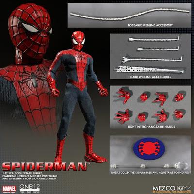 Vean esta increíble figura de Spider-Man cortesía de Mezco Toys