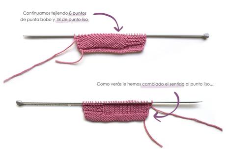 Capota de punto bobo de bebé - PIxie - Tutorial y patrón