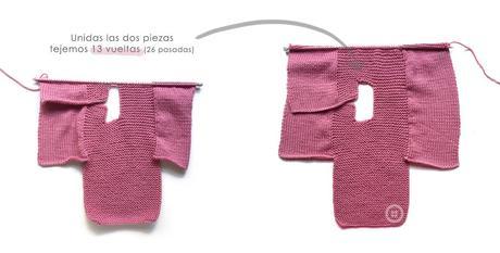 Rebeca de punto de bebé – Pink Lady Rebeca de punto bobo de bebé - Pink Lady