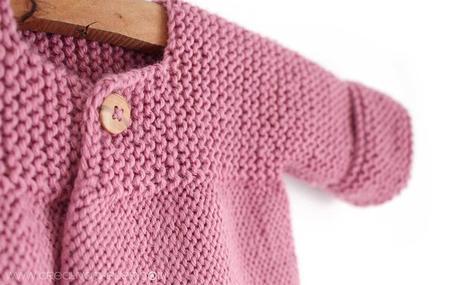 Rebeca de punto de bebé – Pink Lady Rebeca de punto bobo de bebé - Pink Lady