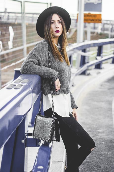 jersey cropped gliter