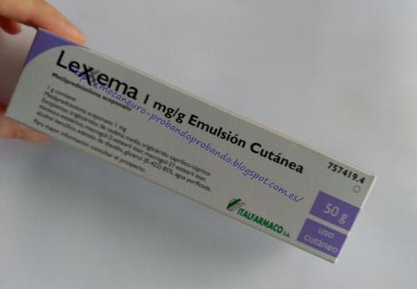 Pomada Lexxema emulsión cutánea picores 