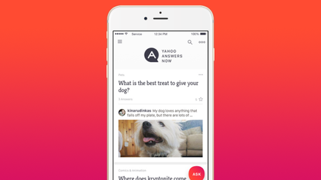 Yahoo lanza un app de su popular servicio de preguntas y respuestas
