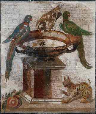 Mosaico romano, Museo Arqueológico de Nápoles (Capítulo 3)