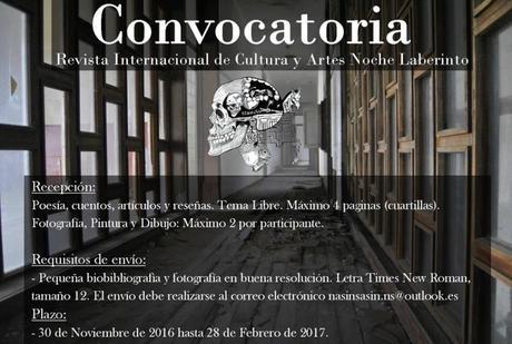 Noche Laberinto, nuevo número y convocatoria Noche Laberinto, nuevo número y convocatoria