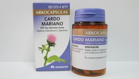 Arkocápsulas Cardo Mariano y Chitosán Extraforte (Arkopharma)
