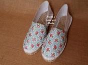 Alpargatas decoupage