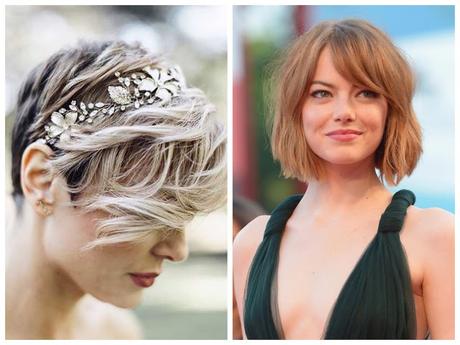 Peinados para invitadas con pelo corto