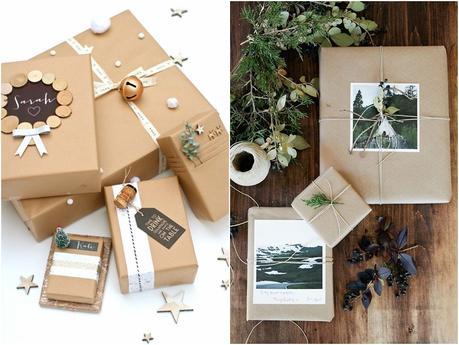 IDEAS PARA ENVOLVER REGALOS CON PAPEL KRAFT