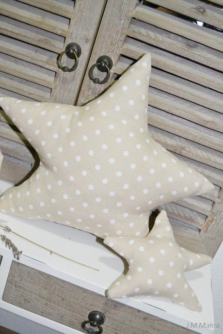 ESTRELLITA Y NUBE CON TOPITOS EN BEIGE. #PROYECTOS EL BLOG DE JESS, SHOP.