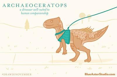 Las mascotas dinosaurianas de Blue Aster Studio