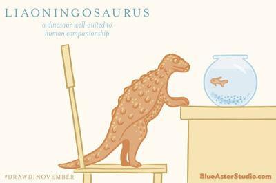 Las mascotas dinosaurianas de Blue Aster Studio