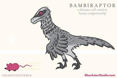 Las mascotas dinosaurianas de Blue Aster Studio