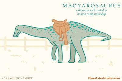 Las mascotas dinosaurianas de Blue Aster Studio