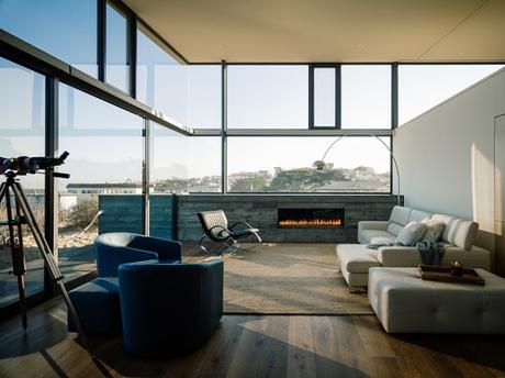 Casa Minimalista de Hormigon , en la Costa de California