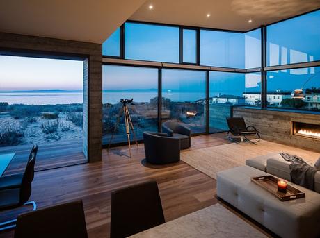 Casa Minimalista de Hormigon , en la Costa de California