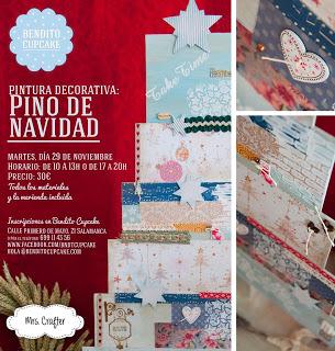 TALLER PINO DE NAVIDAD EN MADERA. TECNICAS DE PINTURA DECORATIVA