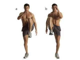 Rutina de Ejercicios HIIT para bajar de peso elevacion-de-rodillas