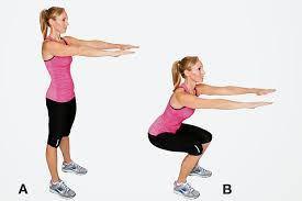 Rutina de Ejercicios HIIT para bajar de peso sentadillas-pasos