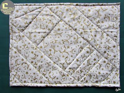 Mantel navideño de patchwork