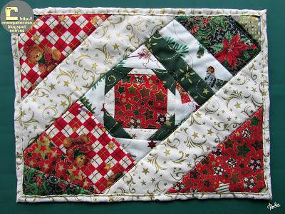 Mantel navideño de patchwork