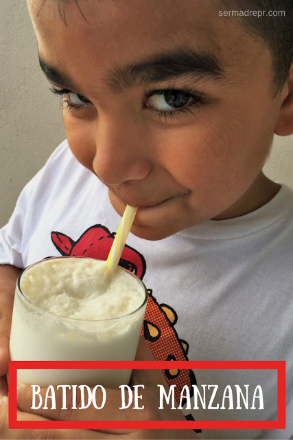 Batido de manzana para las fiestas ¡Le encantará a tu niño!