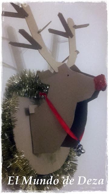 Cabeza de Reno Rudolf