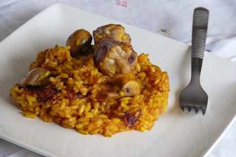 costillas con arroz