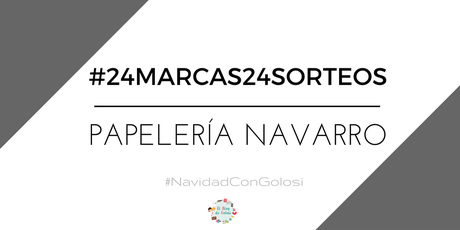 #24Marcas24Sorteos: Papelería Navarro