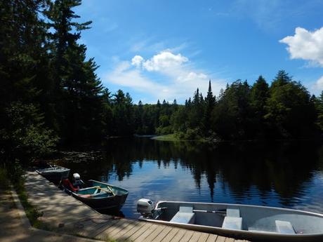 Ruta en canoa por el Algonquin Provincial Park: Rock Lake – portage – Pen Lake – campamento