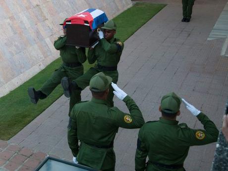 La escolta de Fidel. Foto: Fernando Medina/Cubahora