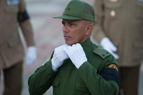 La escolta de Fidel. Foto: Fernando Medina/Cubahora