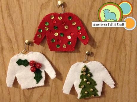 2538.- Decoración navidad fieltro