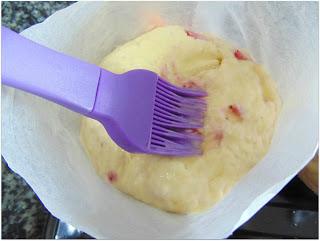 Panettone de fresas a la vainilla