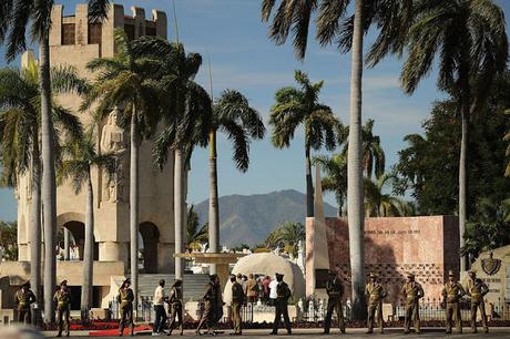 Aquí está la tumba de Fidel