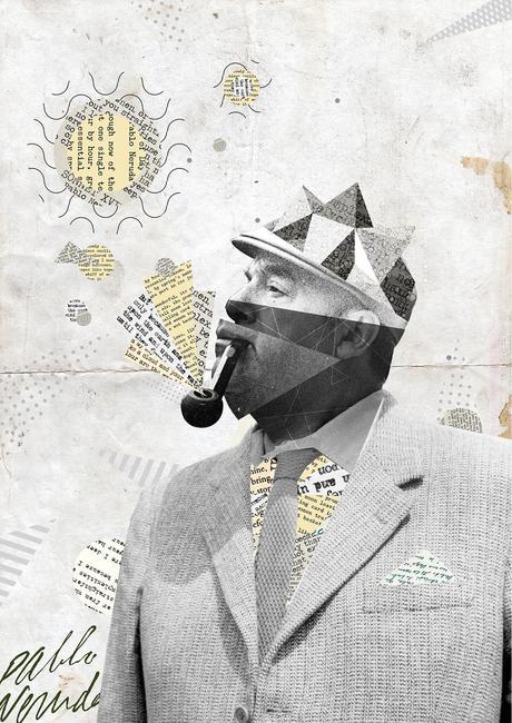 Collage de Pablo Neruda