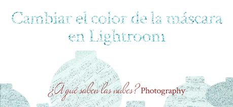 Cambiar el color de la máscara en Lightroom