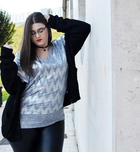 Fashion Shopping Madrid ~ Silver & Black - Curvy