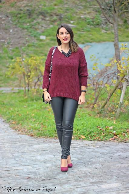 Outfit: Military Green & Burgundy