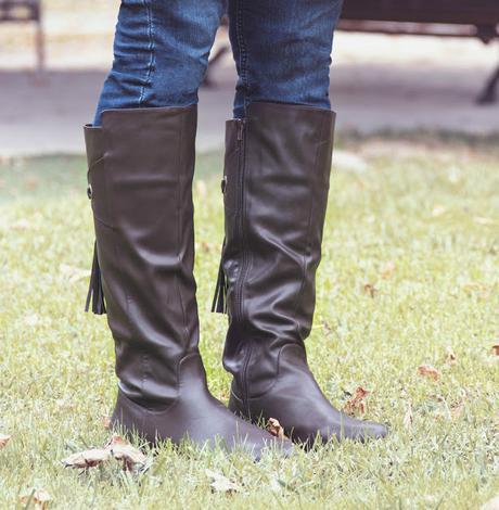 Look de otoño con botas Look de otoño con botas