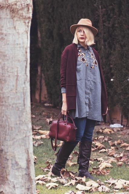 Look de otoño con botas Look de otoño con botas