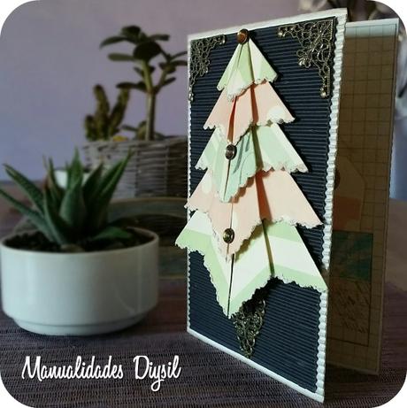 DIY: Tarjeta navideña de scrapbooking